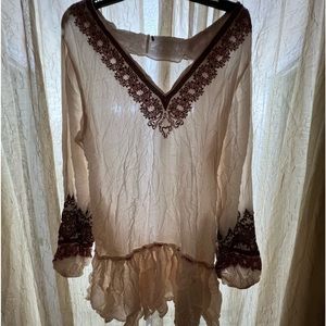 Free people tunic dress blouse